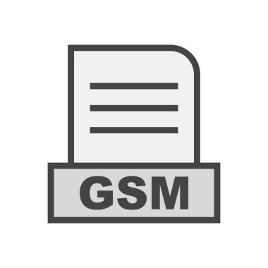 Soyut Arkaplanda GSM dosyası izole edildi