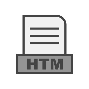 HTM dosyası soyut Arkaplanda izole edildi