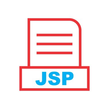 JSP dosyası soyut Arkaplanda izole edildi