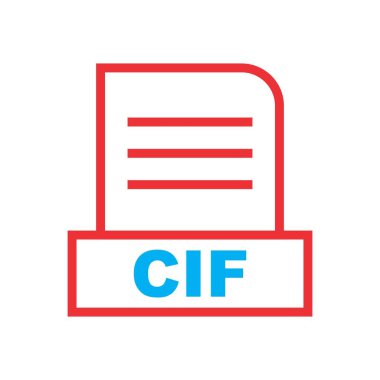 CIF dosyası soyut arkaplanda izole edildi