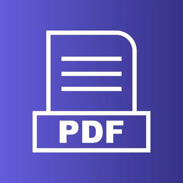 File Pdf Isolato Sfondo Astratto — Foto Stock