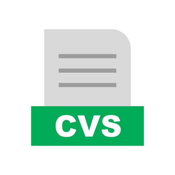 File Cvs Isolato Sfondo Astratto — Foto Stock