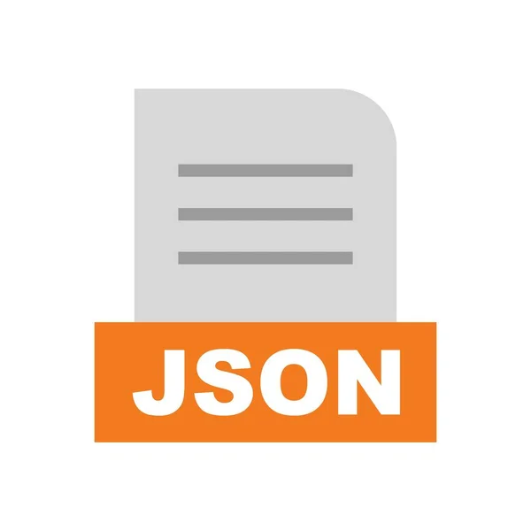 Json File Isolated Abstract Background — Stock Photo, Image
