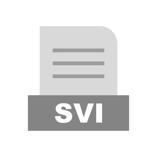 Svi Datei Isoliert Auf Abstraktem Hintergrund — Stockfoto