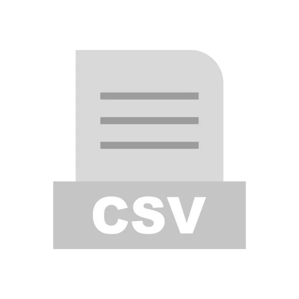 File Csv Isolato Sfondo Astratto — Foto Stock