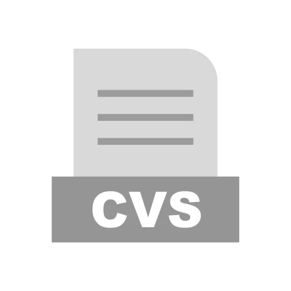 File Cvs Isolato Sfondo Astratto — Foto Stock