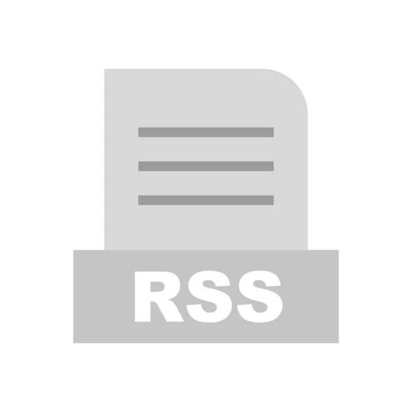 Rss File Isolato Sfondo Astratto — Foto Stock