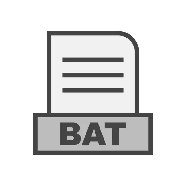 Arquivo Bat Isolado Fundo Abstrato — Fotografia de Stock