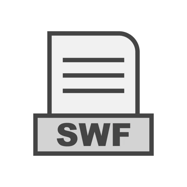 Arquivo Swf Isolado Fundo Abstrato — Fotografia de Stock