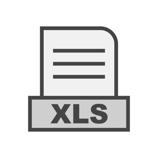 Xls Fájl Elkülönített Absztrakt Háttér — Stock Fotó