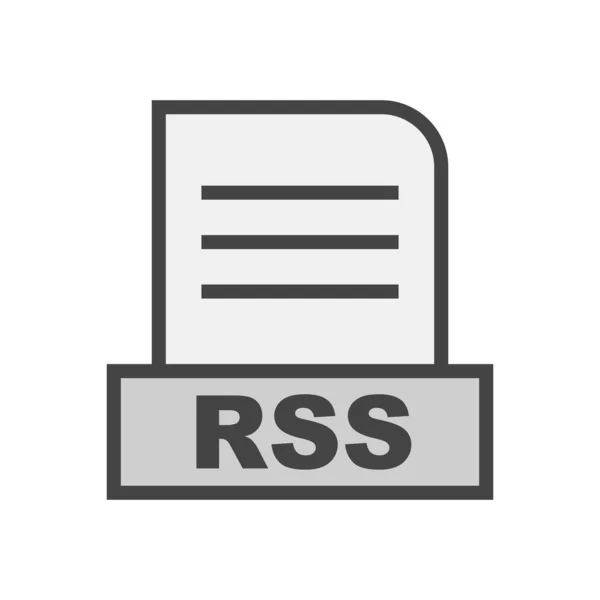 Изолированный Файл Rss Абстрактном Фоне — стоковое фото