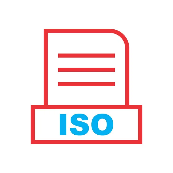 Iso File Isolated Abstract Background — Stock Photo, Image