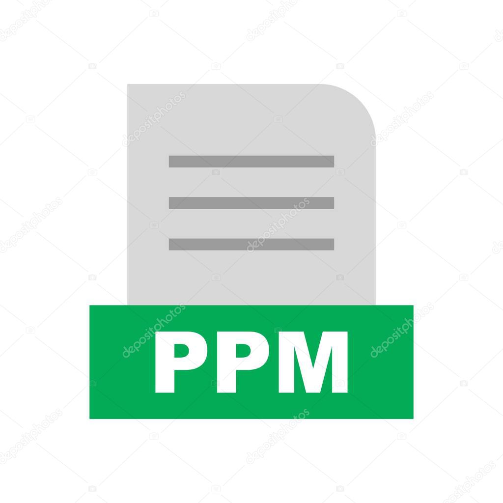  PPM file Isolated On Abstract Background 