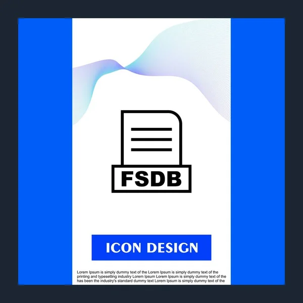 Fsdb Αρχείο Απομονώνονται Αφηρημένο Φόντο — Φωτογραφία Αρχείου
