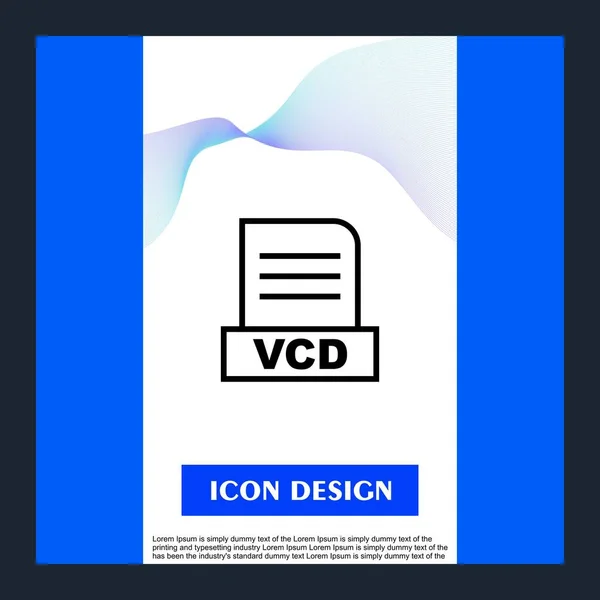 Vcd File Isolated Abstract Background — Stock Photo, Image