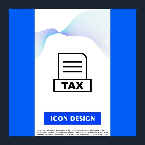 Tax File Isolated Abstract Background — Stock Photo, Image