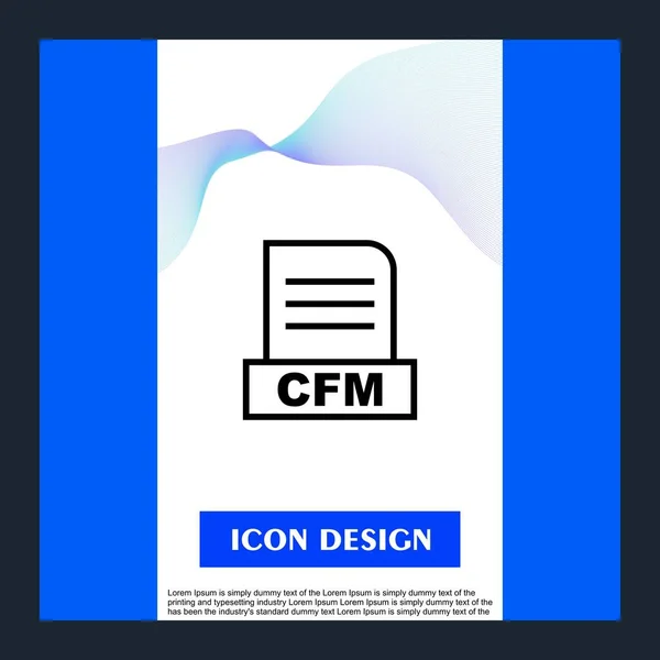Arquivo Cfm Isolado Fundo Abstrato — Fotografia de Stock