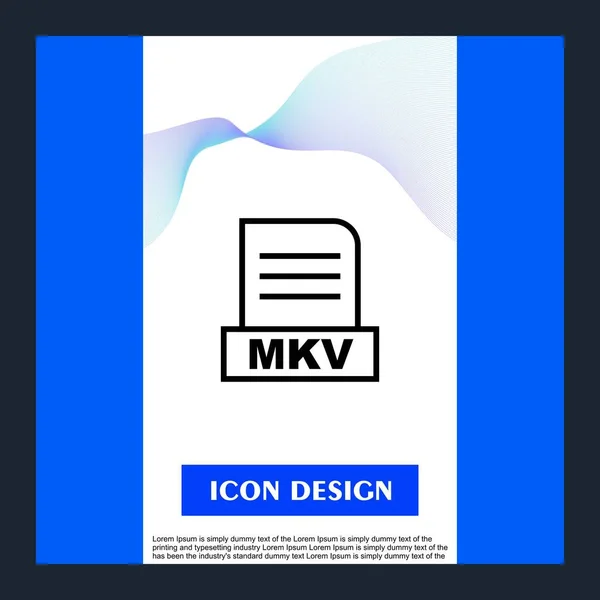 Mkvファイルを抽象的な背景に分離 — ストック写真