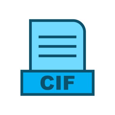 CIF dosyası soyut arkaplanda izole edildi