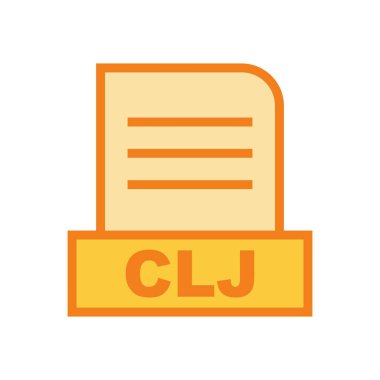  CLJ dosyası soyut arkaplanda izole edildi