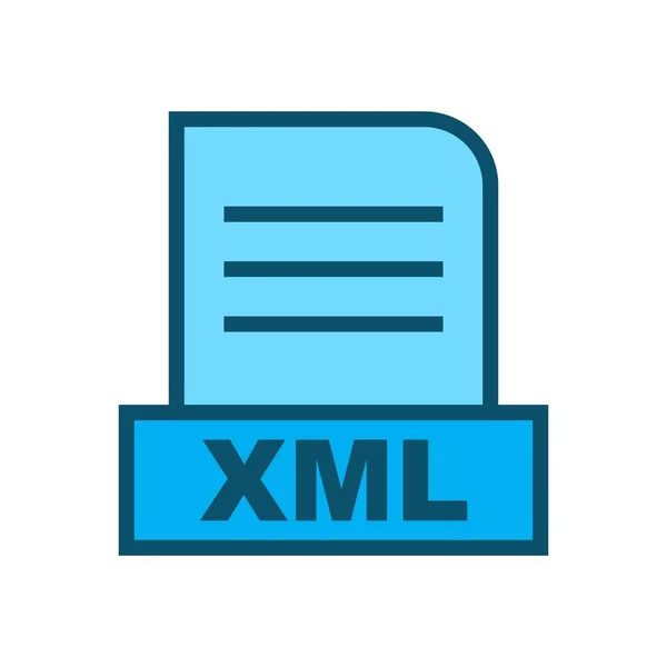 File Xml Isolato Sfondo Astratto — Foto Stock