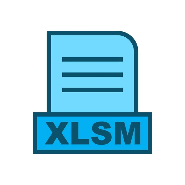 Изолированный Файл Xlsm Абстрактном Фоне — стоковое фото