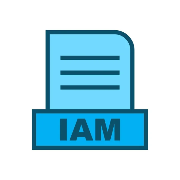 Iam File Isolated Abstract Background — Stock Photo, Image