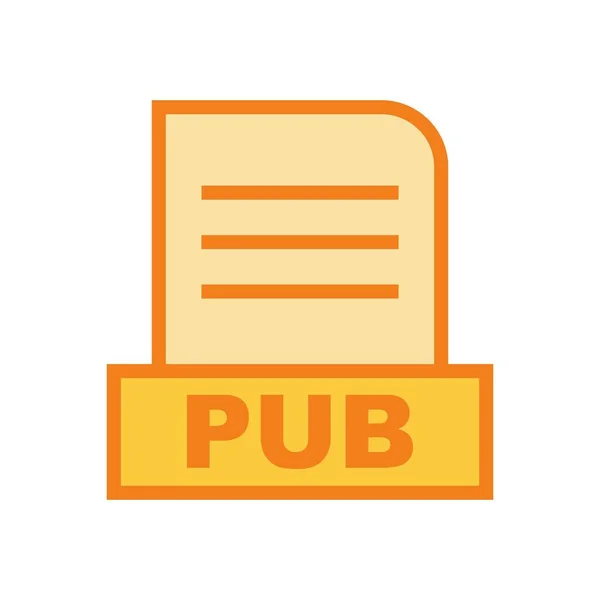 Pub File Isolated Abstract Background — Stock Photo, Image