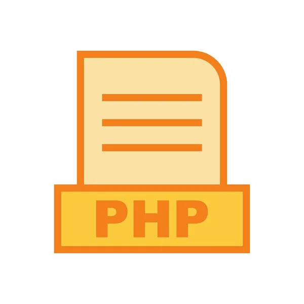 File Php Isolato Sfondo Astratto — Foto Stock