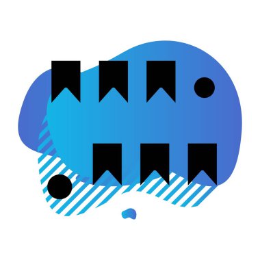 özet vektör illüstrasyon simgesi