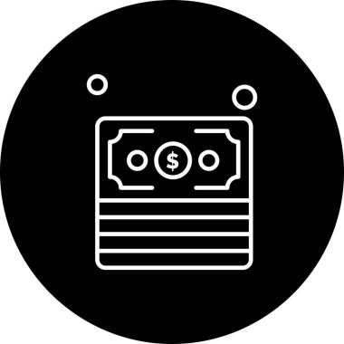 Dolar simgesi vektör illüstrasyonu