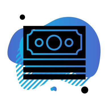 Dolar simgesi vektör illüstrasyonu