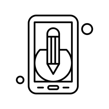 özet vektör illüstrasyon simgesi