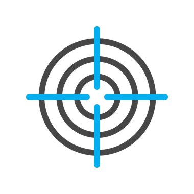 Vektör Hedef simgesi illüstrasyonu
