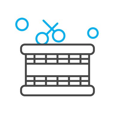 özet vektör illüstrasyon simgesi