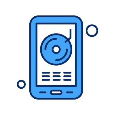 özet vektör illüstrasyon simgesi