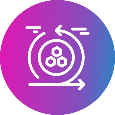  vektör yeniden yükleme simgesi illüstrasyonu