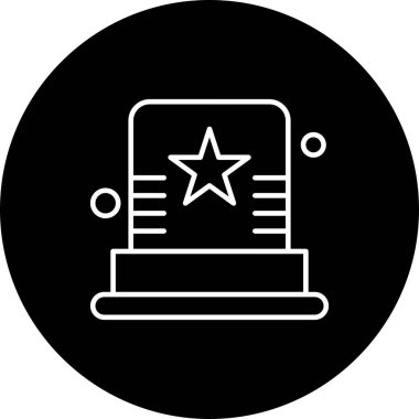 özet vektör illüstrasyon simgesi