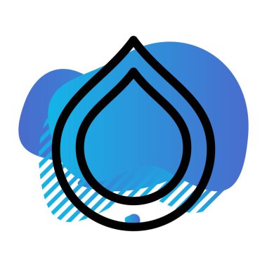 Vektör Bırakma simgesi illüstrasyonu