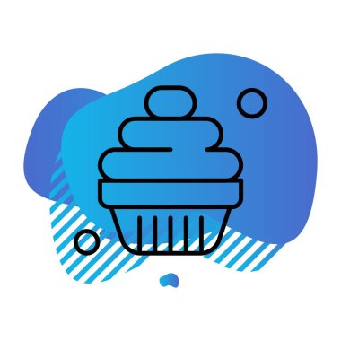 özet vektör illüstrasyon simgesi