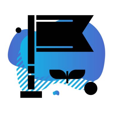 özet vektör illüstrasyon simgesi