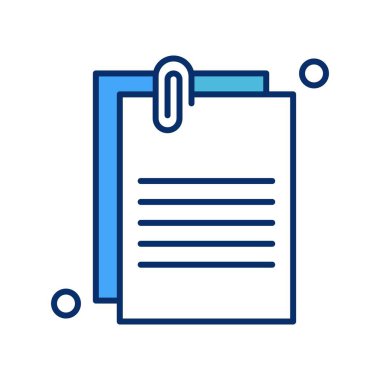 Vektör belgesi Simge illüstrasyonu