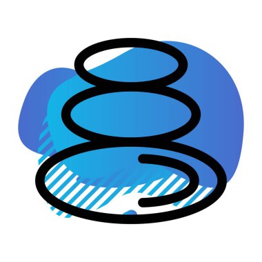 vektör havluları simge illüstrasyonu