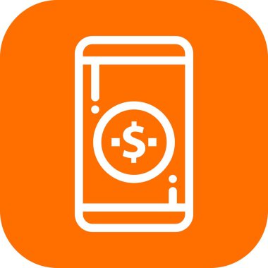 Vektör Mobil simge illüstrasyonu