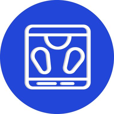 Vektör tartma makinesi simgesi