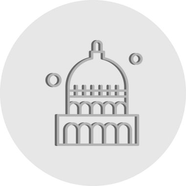 vektör Beyaz Saray ico