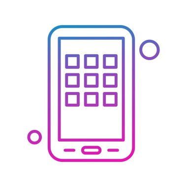 özet vektör illüstrasyon simgesi