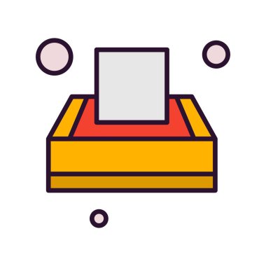 özet vektör illüstrasyon simgesi