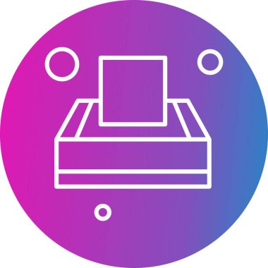 özet vektör illüstrasyon simgesi