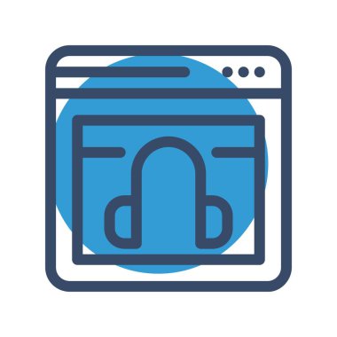 vektör web simgesi çizimi